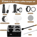 9PCS Espresso Accessories Kit，51mm Coffee Tamper Set Fits Breville - Image 2