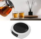 800W Electric Small Hot Plate, Portable Mini Stove Kitchen Cooktop Electric Heater Single Burner for Boiling Water Making Tea Coffee (White) - Image 6