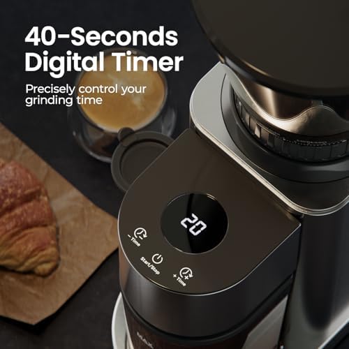 Espresso Machine & Coffee Bean Grinder spresso Maker with Milk Frother Steam Wand, Professional Espresso Coffee Machine for Home - Image 5