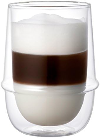 KINTO 23106 KRONOS Double Wall Iced Tea Glass, 11.8 fl oz (350 ml), Heat Resistant Glass, Microwave and Dishwasher Safe, Gift Present - Image 3
