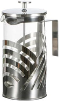 French Press Coffee Maker Espresso Coffee Maker Copper Cold Brew Heat Resistant Thickened Borosilicate Coffee Pot With 3 Stainless Steel Filter Screens(/Silver B,350ml) by GIZNXBA