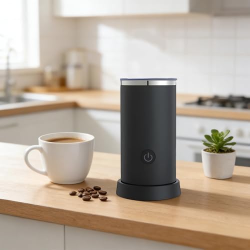 Milk Frother Electric, Automatic Hot & Cold Milk Frother, for Coffee Latte Art, Home Use Milk Heating Cup - Image 2