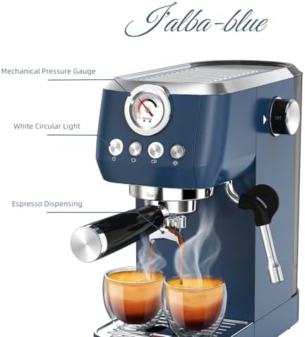 MAttinata 1663L Espresso Machine 20 Bar, 10mm Steam Wand for Milk Frother - Image 2
