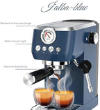 MAttinata 1663L Espresso Machine 20 Bar, 10mm Steam Wand for Milk Frother - Image 2
