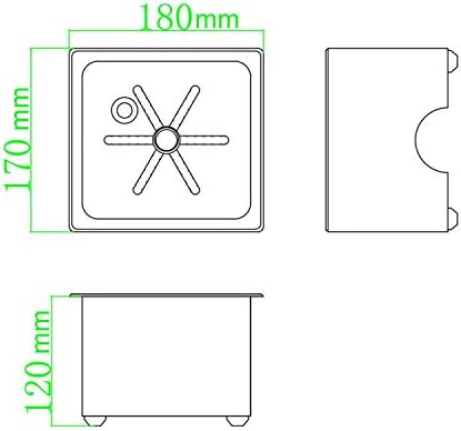 YBB Sink Glass Rinser,Faucet Bar Glass Rinser,Bottle Washer,Kitchen Sink Accessories,Metal Washer,Kitchen Sink Accessories,Kitchen Sink Cup Rinser - Image 5