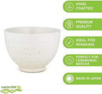 MATCHA DNA Hand Crafted Matcha Tea Bowl White - Image 2