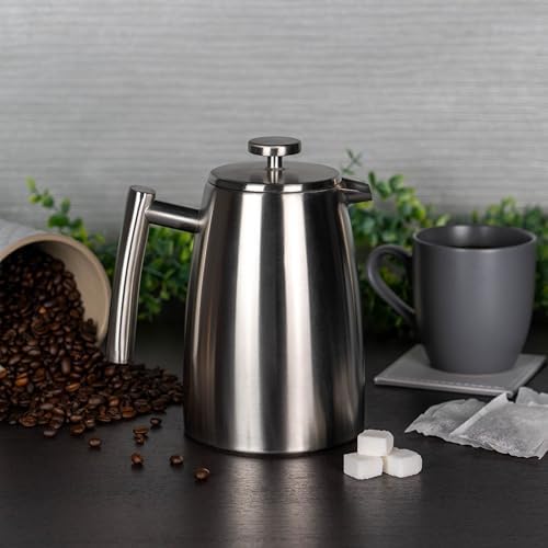 Belmont Stainless Steel 16 Cup Cafetière French Press Coffee Make - Image 4