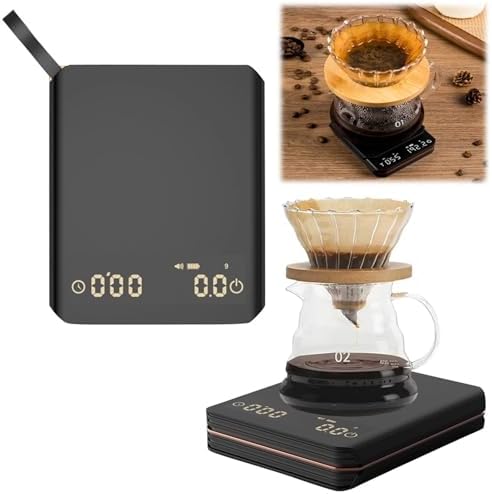 Digital Kitchen Scale, Mini Pour Over Drip Espresso Scale Electronic Coffee Scale with Timer Rechargeable High Precision Kitchen Scale Home Accessories,for Baking Cooking Postage - Image 2