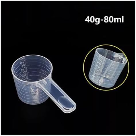 5PCS Plastic Measuring Spoon Set, Coffee Scoop with Scale - Image 2