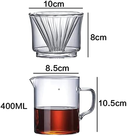 Coffee Filters Glass Coffee Dripper Engine Style Coffee Drip Filter Cup Permanent Pour Over Coffee Make - Image 2