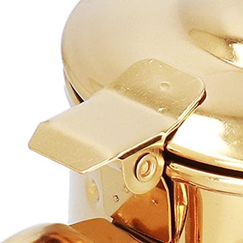 Stainless Steel Tea Pot with Filter, Rust Proof Durable Oil Strainer Pot 500ml Premium Gooseneck Kettle for Hotels Restaurants (Gold) - Image 6