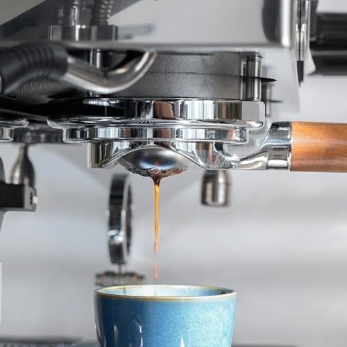watchget 58mm Espresso Portafilter Basket 316 Stainless Steel Filter Basket Spherical Bottom Design for Even Espresso Extraction, Compatible with 58mm Espresso Machines - Image 3