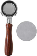 Xspeedonline 58mm Bottomless Portafilter with 3 Ears, Espresso Portafilter with Filter Basket and Puck Screen, for KitchenAid KES6403MH/KES6404/E6503 by Xspeedonline