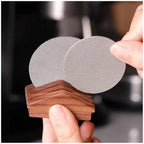 Coffee Filter Screen Holder, Mesh, Barista Making Puck for Espresso Machine, Walnut Reusable, 58mm(4 grid) - Image 3