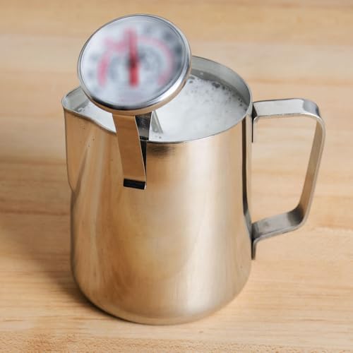 12-Ounce Milk Frothing Pitcher Stainless Steel Milk Steaming Pitcher for Espresso Machine Latte Art (Set of 12) - Image 3