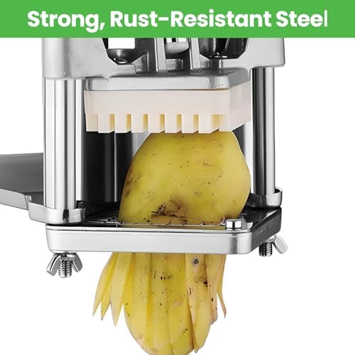 1/2" Vegetable Chopper Blade Replacement, Food-Grade 304 Stainless Steel Dicer Blade for Commercial Vegetable Chopper, Sharp & Durable French Fry Cutter Blade, Easy Clean, Fits Most Chopper Models - Image 2