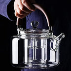 Kettle stovetop Glass Teakettle with Removable Infuser Stove Teapot Safe and Efficient Quick Fill Kettle 1l/33.8oz Easy to Clean Efficient - Image 5