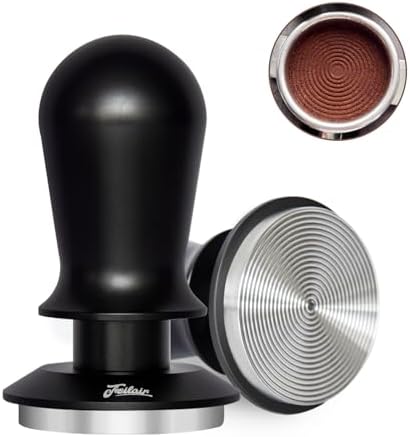 51mm Espresso Tamper, Spring Loaded Self leveling Coffee Tamper by Feilair