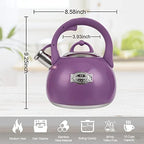 Tea Kettle for Stovetop, Food Grade Stainless Steel Water Kettle, Tea Pot for Home & Kitchen, 3.1 Quart - Image 5