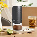 Portable Electric Coffee Bean Grinder with 40 Grinding Settings, 5-Blade Ceramic Conical Burr, One Button Start Auto Stop, Rechargeable Battery, Handheld Espresso Grinder with - Image 5