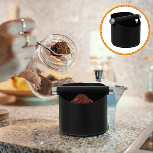 Stainless Steel Espresso Knock Box with Lid for Kitchen - Image 7