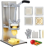 BIEAMA French Fry Cutter with 4 Blades, 1/4", 3/8", 1/2" & 8 Wedge by BIEAMA