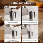 34 oz French Press with Stainless steel Measuring Spoon - Image 5