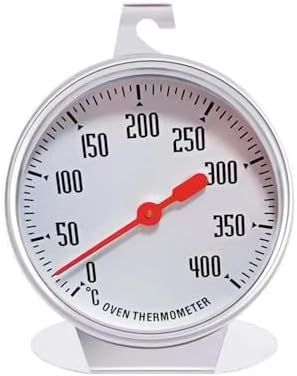 0-400 Celsius Stainless Steel Oven Thermometer Hang Or Stand Large Dial Baking BBQ Cooking Meat Food Temperature Meter - Image 2