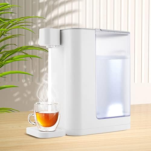 Instant Hot Water Dispenser, 3L/102Oz Electric Tea Kettle, Countertop Hot Water Dispenser, Adjustable 5 Temperatures & 2 Water Outputs, with Safety Lock, for Making Tea, Coffee, Hot Milk (White) - Image 2