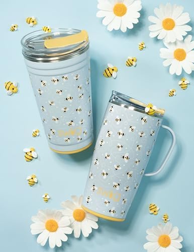 Swig Life 24oz Insulated Party Cup with EZ Slider Lid, Busy Bee - Image 3