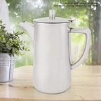 Stainless Steel Pitcher, 60.35oz 1.8 Liter Water Pitcher with Handle - Image 2