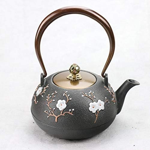 Cast iron teapot,classic tea kettle,Japanese Cast Iron Teapot Kettle, Tetsubin Tea Kettle Stovetop Safe for Loose Tea and Teabags, 1200ML - Image 3