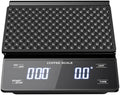 Coffee Scale with Timer, 3 kg / 6.6 lbs High Precision Digital Kitchen Scale, 0.3 g Accuracy for Pour Over Espresso Baking Food Weight, Rechargeable Black, 7.3 x 5.1 x 1.2 in / 18.5 x 13 x 3 cm by Unknown
