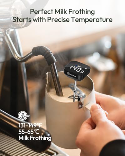 Maestri House Rechargeable Coffee Thermometer with 3-Color Temp Indicator - Image 5