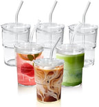 Matcha Cup Iced Coffee Tumbler, 15 oz, Set of 6 by ICESIP