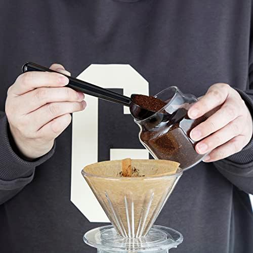 Easyworkz Stainless Steel Long Hollow Handle Coffee Scoop,7g Measuring Spoon, Gunmetal Black, Bundled with Easyworkz Nando French Press 34 oz Double Wall Insulated Thermal Coffee Maker - Image 5