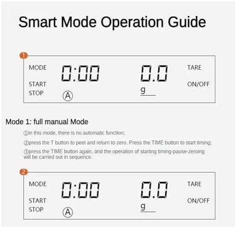 Digital Scale, Smart Home Timer Coffee Scale,Rechargeable Kitchen 3kg Precision 0.1g,High-Definition Backlight Display,Unit:g/oz/ml - Image 7