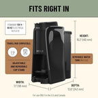 Flavia Aroma Brewer - Coffee Machine, Makes Coffee, Lattes, Tea, and other Hot or Iced Beverages with Single-Serve Freshpacks, Multiple Brew Sizes, Grey, Works ONLY with Flavia Freshpacks. - Image 6
