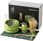 MULTIVEX-Matcha Whisk and Bowl Set 7 Piece Pack, Japanese Style Tea Ceremony Kit with Bowl, Whisk and Accessories for Home Tea Preparation Use by Unknown