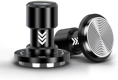 IKAPE 39MM V6 Impact Espresso Tamper with Sound Feedback, 15lb/30lb Interchangeable Springs, Espresso Low-Profile Tamper with Triple-spring System, Fits 39mm portafilters by IKAPE