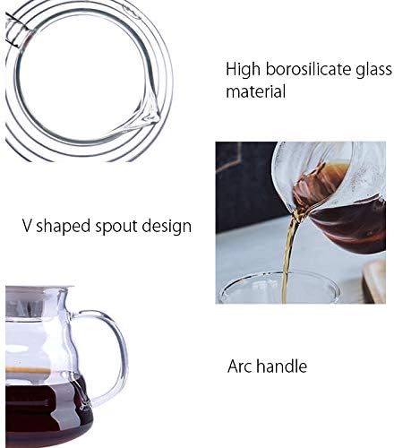 Reusable Metal Pour Over Coffee Dripper Stand（Bronze） Circinate Shaped with Drip Pot and Coffee Filter Dripper - Image 2