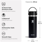 Hydro Flask Flex Sip Coffee Tumbler – Insulated Stainless Steel, Non Spill, Leak Proof Travel Cup 20 Oz Mermaid Green - Image 6