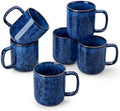 vancasso STARRY Coffee Mugs Set, 12 oz Ceramic Coffee Cups for Latte Hot Tea Cappuccino Cocoa Milk Stoneware Cups Set of 6, Dishwasher & Microwave Safe, Blue by vancasso