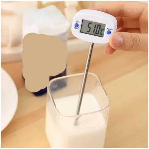 1 Pcs Portable Home Kitchen Electronic Thermometer Stainless Steel - Image 2