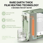 BUYDEEM S9013 Instant Hot Water Dispenser, Countertop Water Boiler & Warmer for Tea, Coffee and Baby Formula, Adjustable 8 Temperatures & 5 Water Outputs, 3L Water Tank(102oz), Green - Image 2