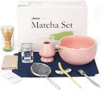 Joiish Matcha Whisk Set, 10-Pcs Matcha Kit with Measuring Spoon/Cup, Pink by Joiish