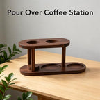 Diydeg Coffee Dripper Stand Wooden, Pour Over Coffee Station - Image 3