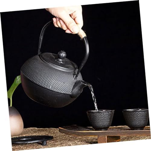 Japanese Iron Teapot Retro Design for Home Use for Tea Great Heat Retention Lightweight Portable for Office and Outdoor Enjoyment - Image 4