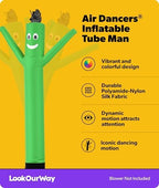 LookOurWay Air Dancers Wacky Waving Inflatable Tube Man Attachment - 7 Feet Tall Advertising Air Dancer Waving Man Inflatable Tube Guy - Blower Not Included - Green - Image 2