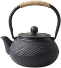Cast Iron Teapot With Stainless Steel Infuser For Loose Leaf Tea And Teabags, Cast Iron Tea Kettle Stovetop Safe, 800ml/27oz by HwaGui
